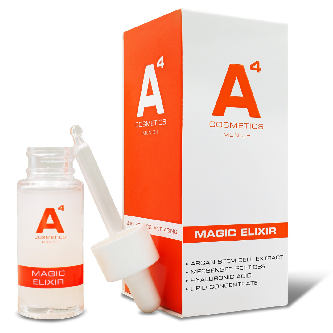 A4 Cosmetics Magic Elixir Anti-Aging Gel, Hochwirksames Verjüngungsgel, Pflanzliche Stammzellen Hautpflege