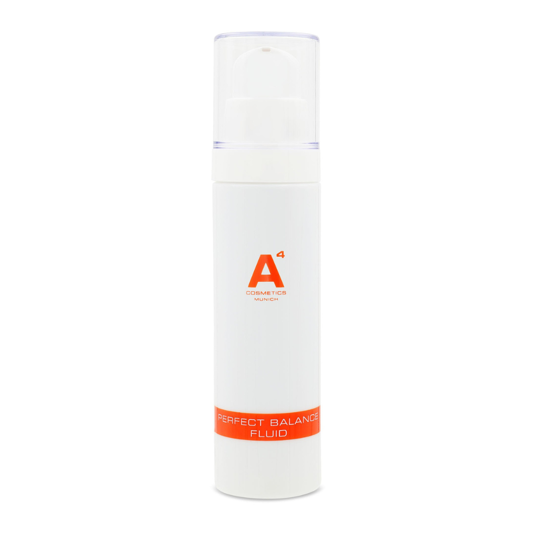 A4 Cosmetics Perfect Balance Fluid, Klärende Pflege für ölige Haut, Anti-Aging Feuchtigkeitsfluid