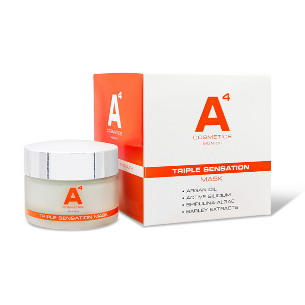 A4 Cosmetics Triple Sensation Mask, Luxuriöse Regenerationsmaske, Intensive Feuchtigkeitsversorgung