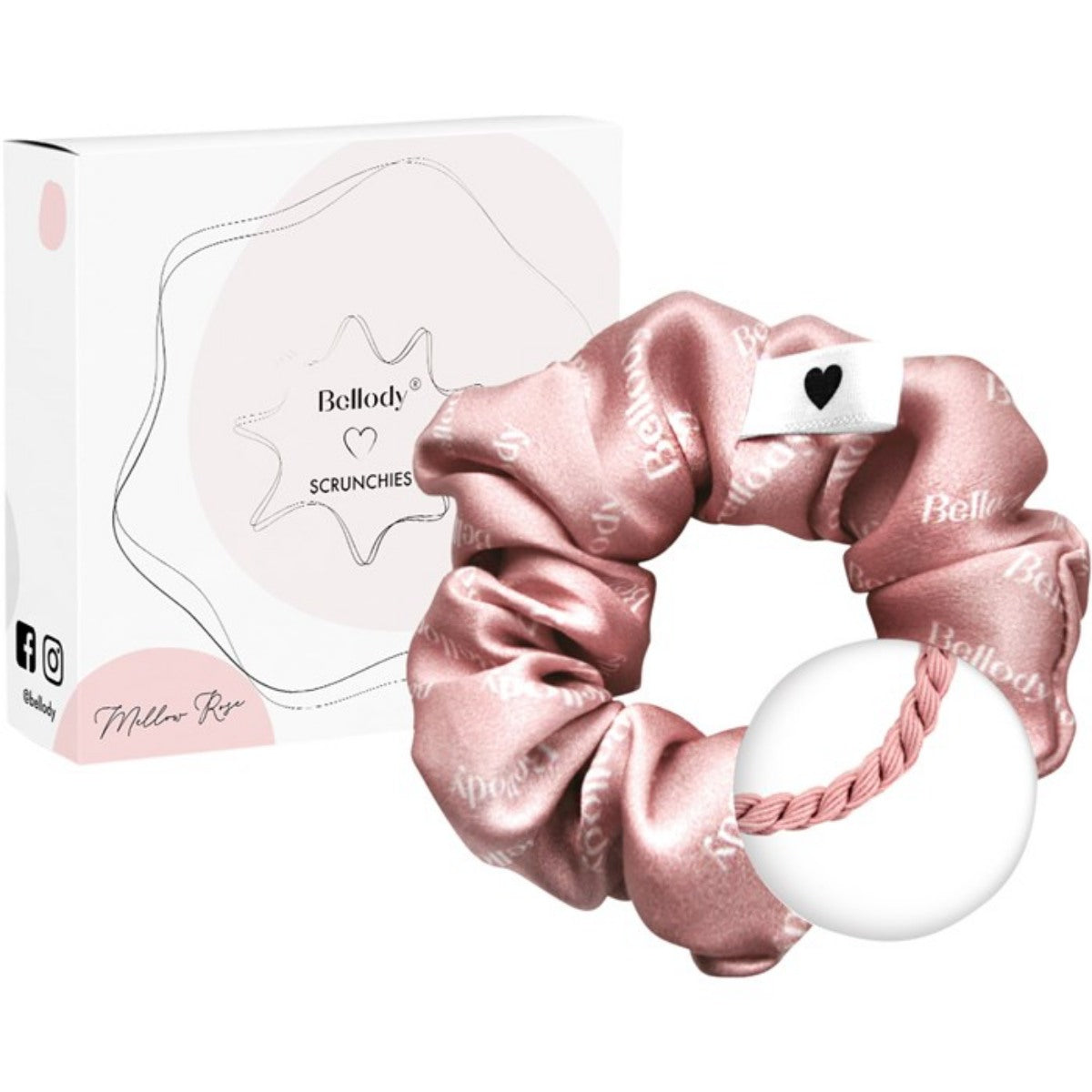 Seiden Scrunchy Mellow Rose