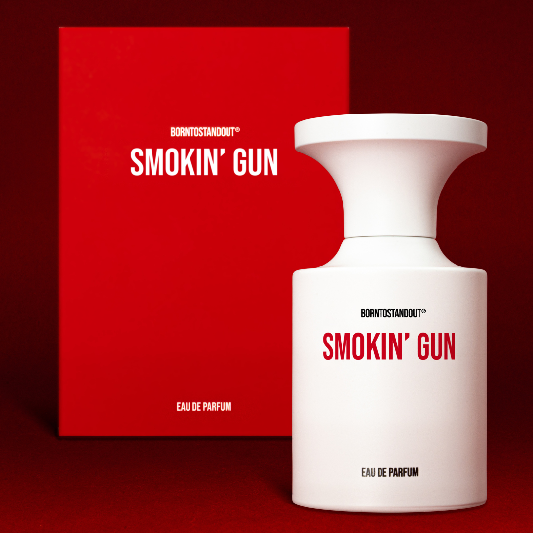 Smokin' Gun Flasche, Eau de Parfum Smokin' Gun, Rauchiger Duft Smokin' Gun